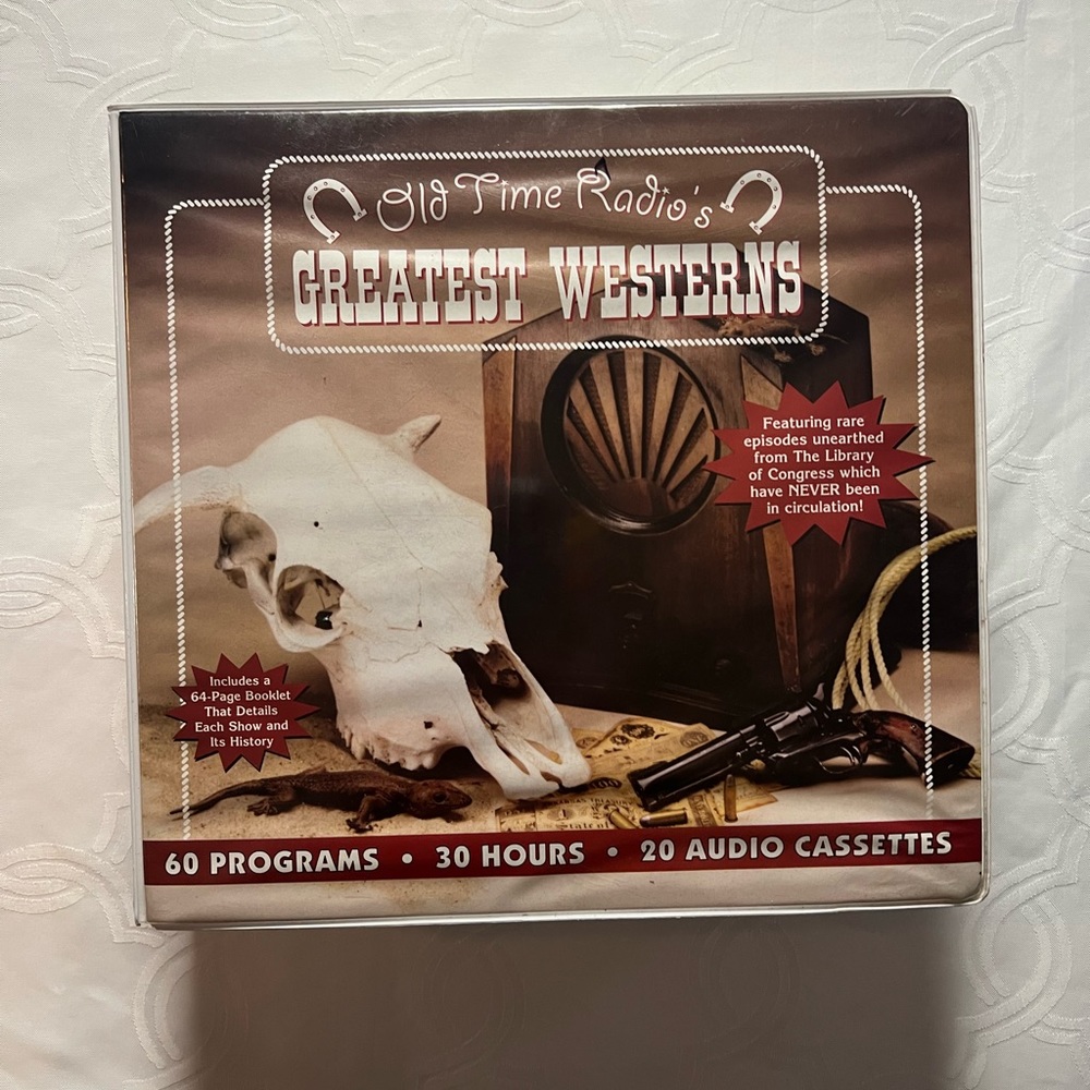 ❤️ - 🐈‍⬛Old Time Radio’s Greatest Westerns 20 Audio Cassettes